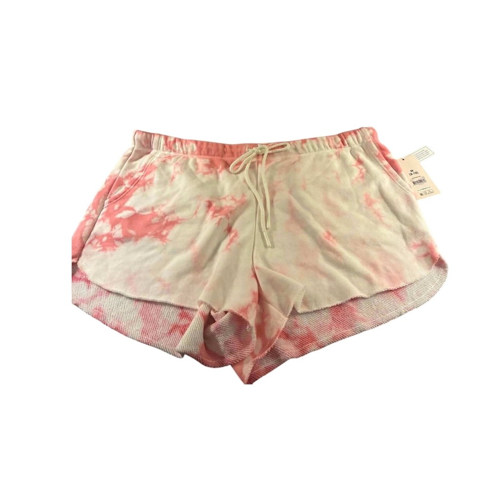 Secret Treasures Sleep Shorts Womens M 8-10 Pink Tie Dye Pajama Lounge